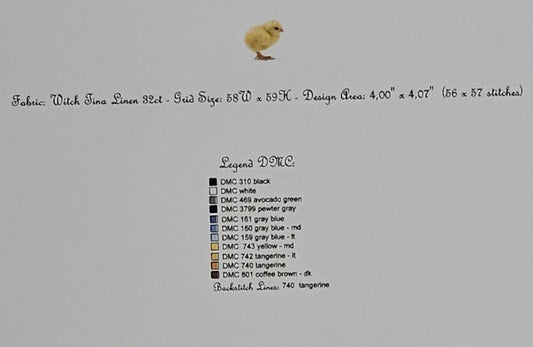 ABC of Easter Cross Stitch Pattern Mini Sampler