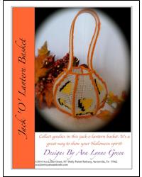 Jack O Lantern Basket Plastic Canvas Pattern