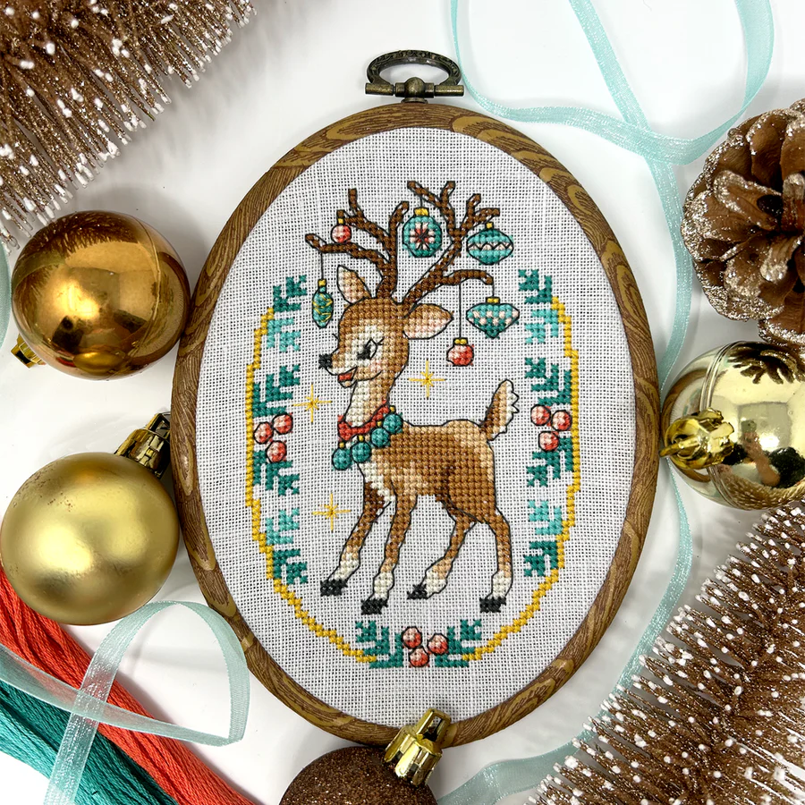 Winter Deer by Tiny Modernist