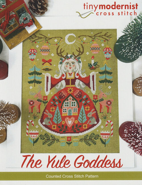 The Yule Goddess Cross Stitch Pattern