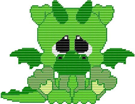 My Pal Drake Plastic Canvas Pattern