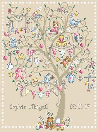 Baby Girl Tree by Shannon Christine