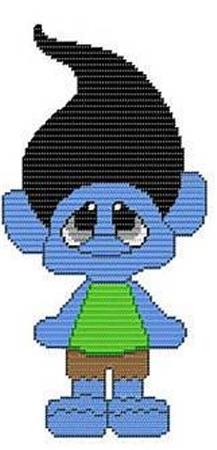 Randy Troll Plastic Canvas Pattern