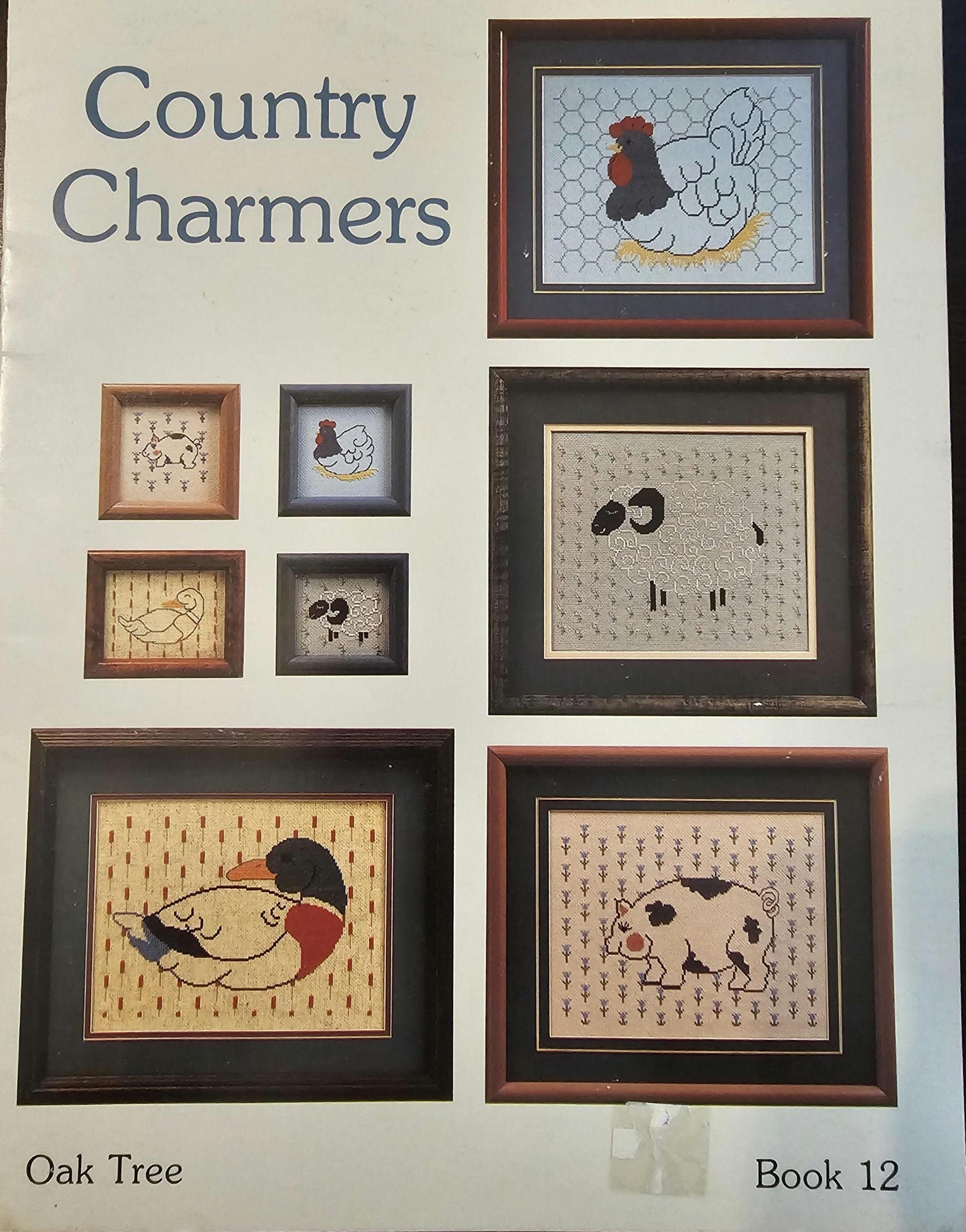 Country Charmers Vintage Cross Stitch Pattern