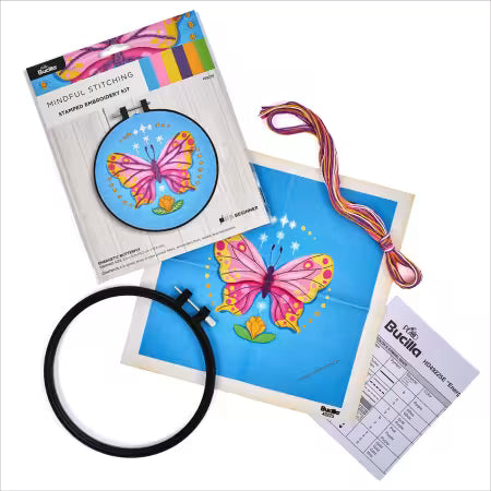 Energetic Butterfly Embroidery Kit