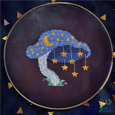 Celestial Mushroom by BAD Stitch