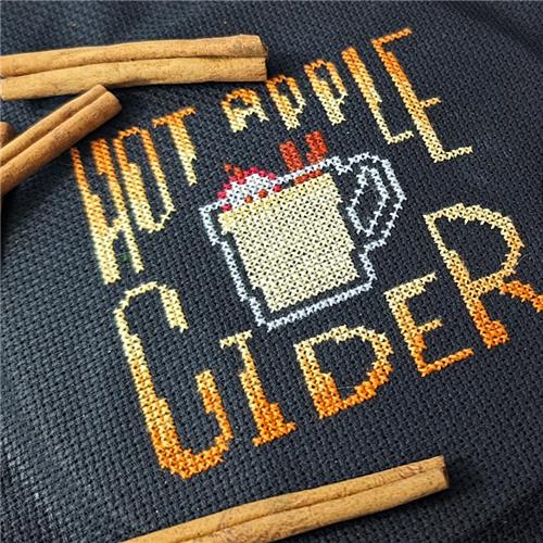 Hot Apple Cider by The Cozy DH Stitchery