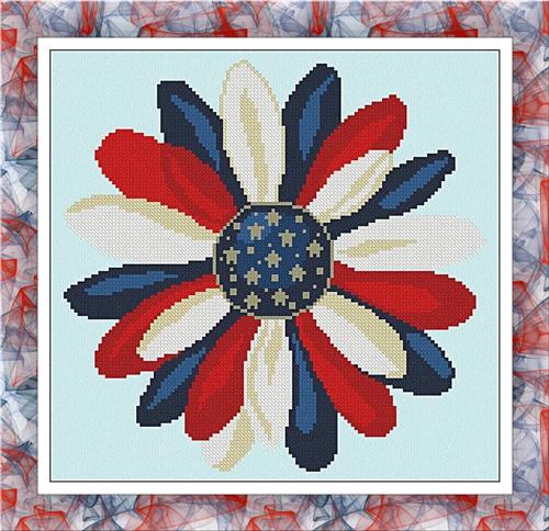 USA Daisy by Alessandra Adelaide Needleworks
