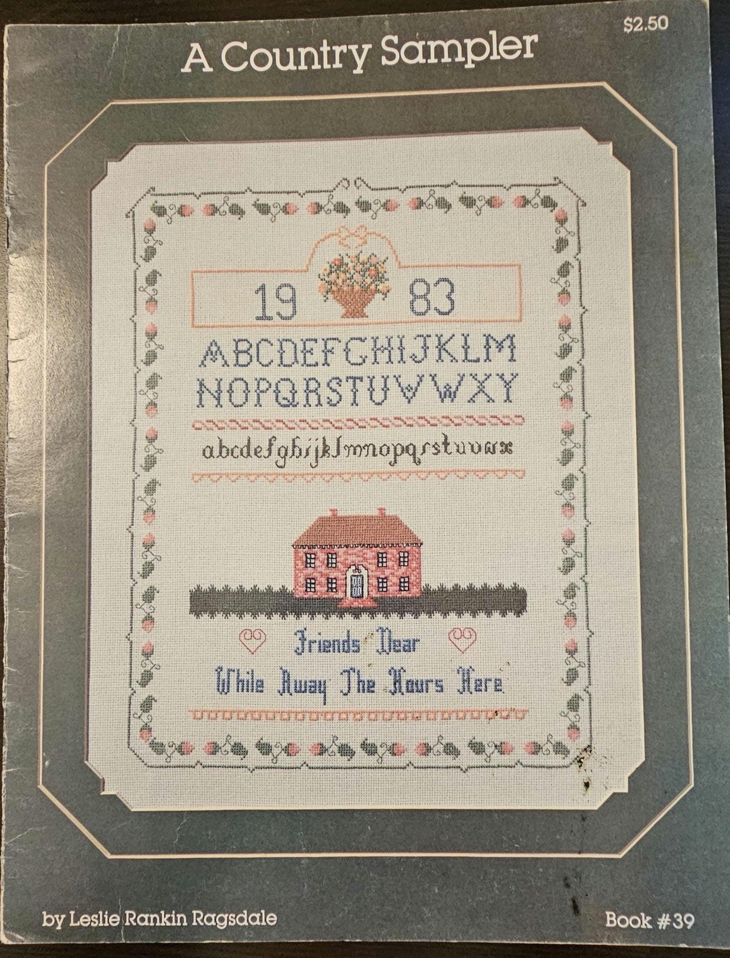 A Country Sampler Vintage Cross Stitch Pattern