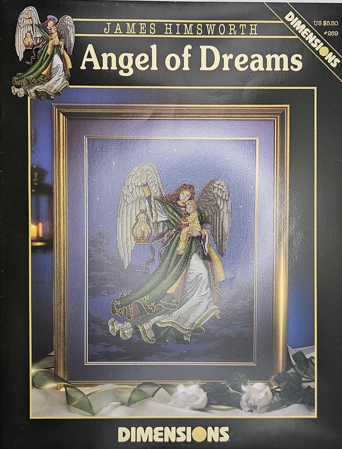 Angel of Dreams Vintage Cross Stitch Pattern