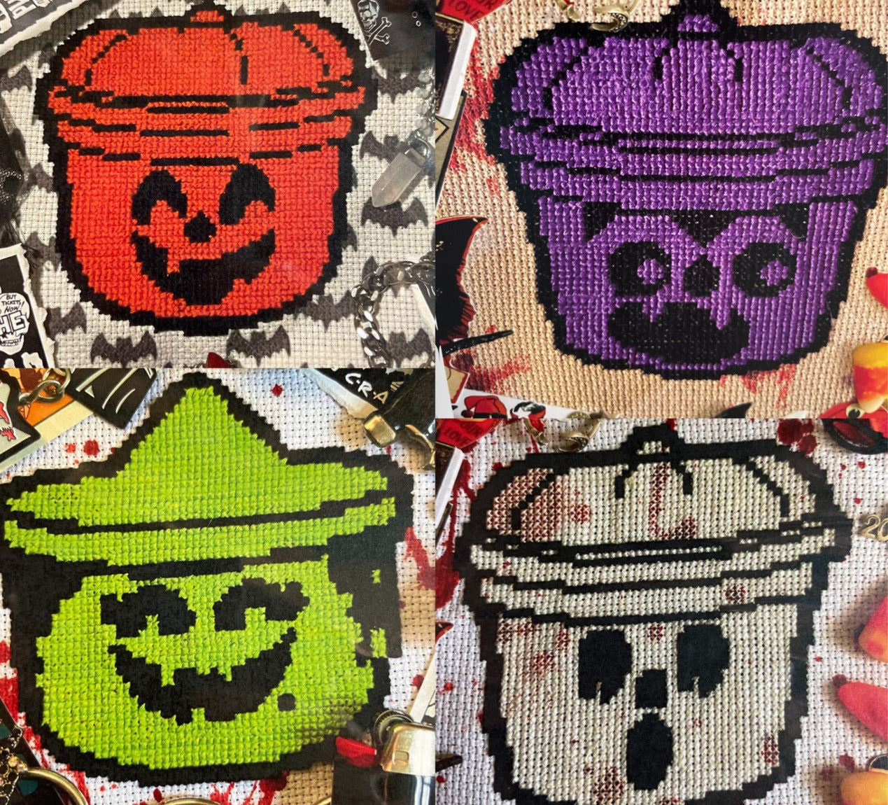 Boo Bucket Collection by Spookystitchin