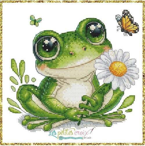 Frog by les petites croix de Lucie