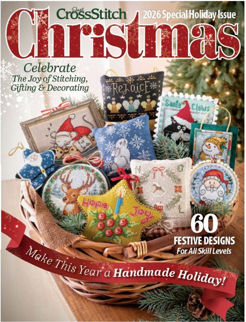 Just Cross Stitch Christmas 2026 Special Holiday Issue