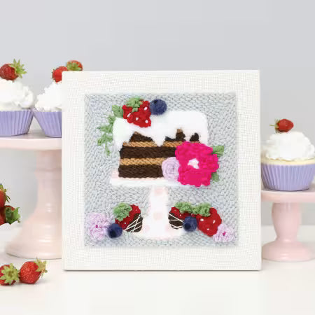 Piece of Cake Kit by Kimberbell Punch Needle Embroidery