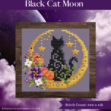 Black Cat Moon by Shannon Christine Designs