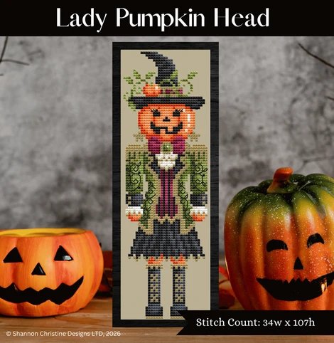 Lady Pumpkin Head by Shannon Christine Designs
