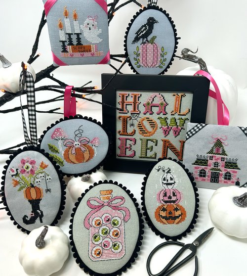 Halloween Pretties by Tiny Modernist Cross Stitch Pattern