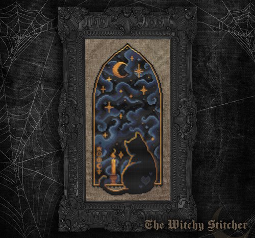 Moonlit Familiar by Witchy Stitcher