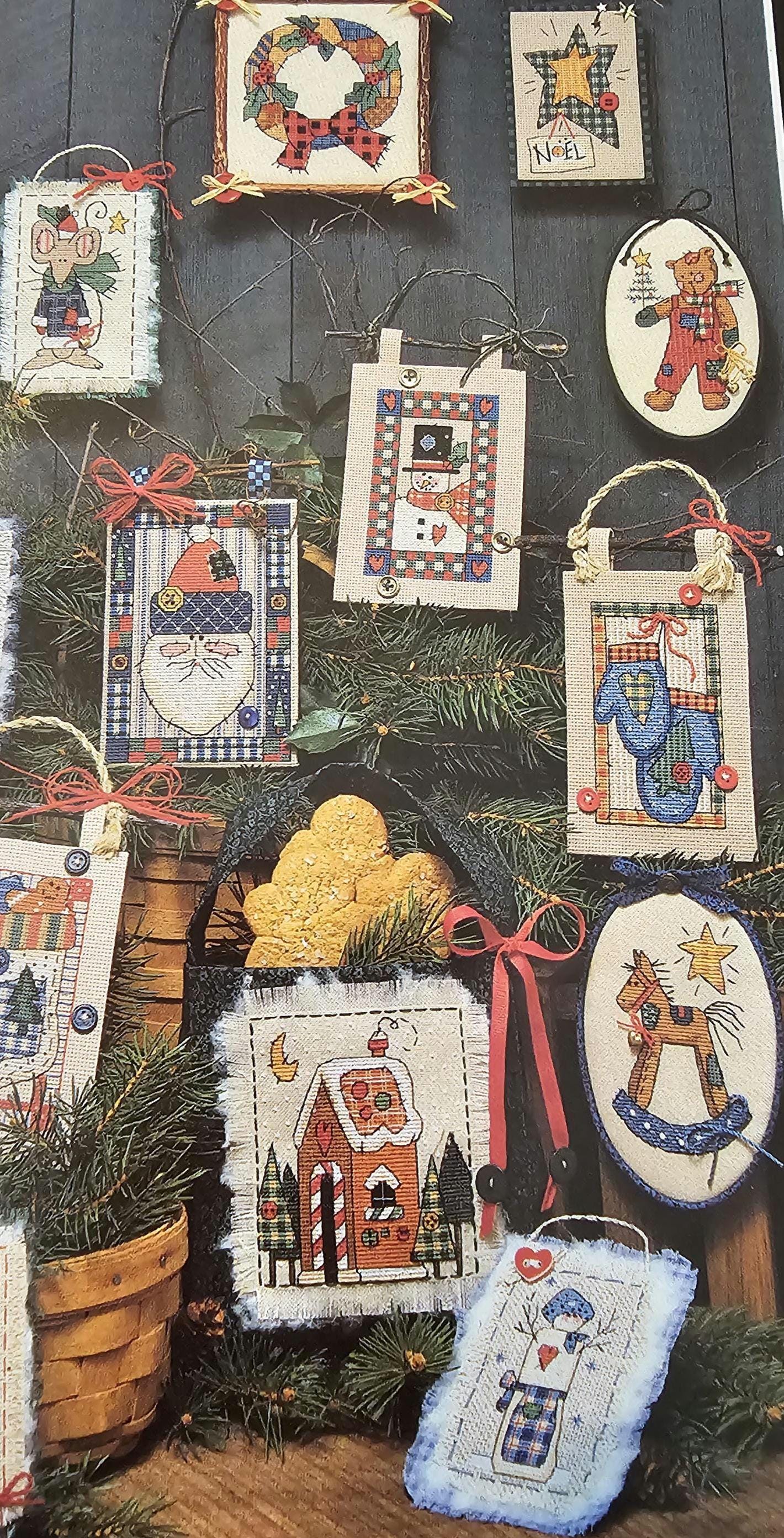 Christmas Folk Cross Stitch Pattern