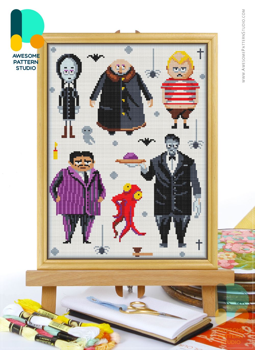 Famous Cartoon Characters by Awesome Pattern Studio