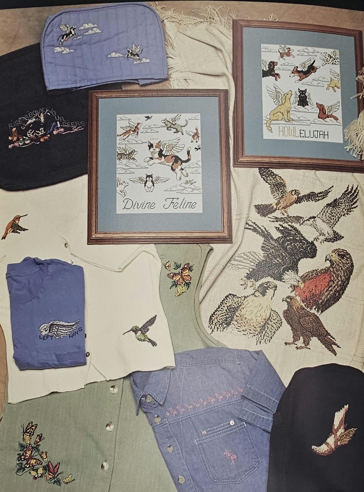 Winged Things Vintage Cross Stitch Booklet