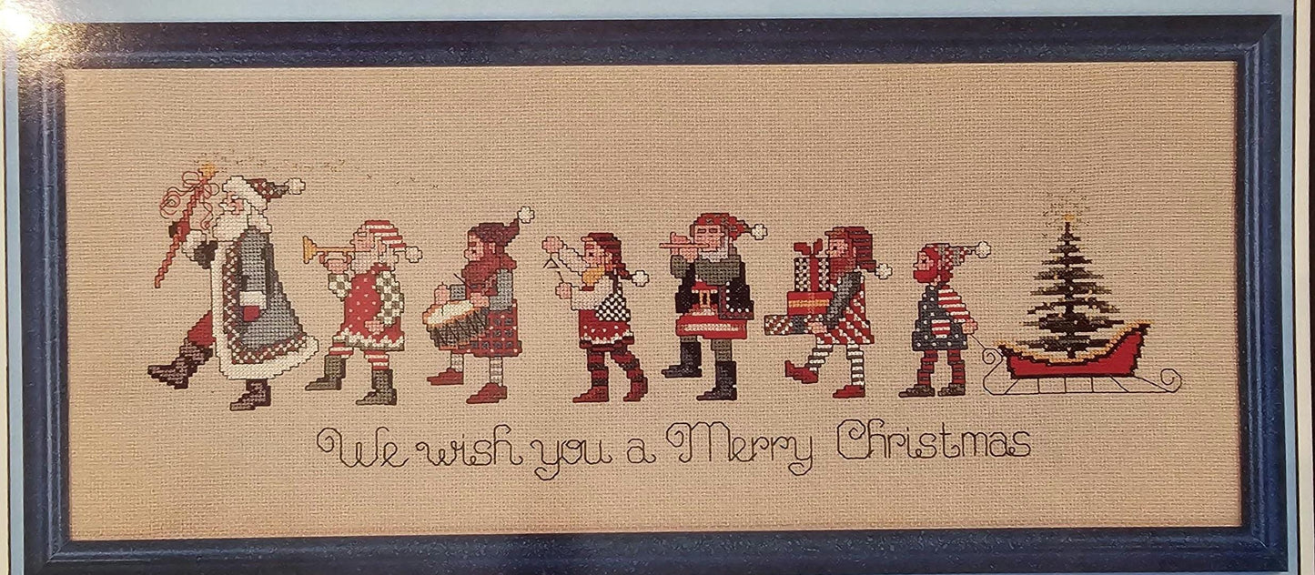Christmas Parade Vintage Cross Stitch Pattern