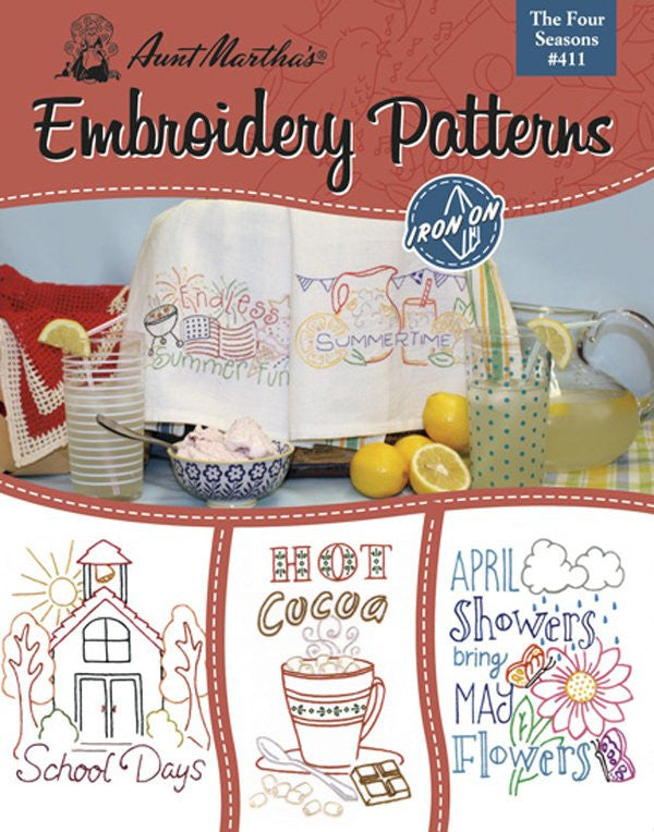 Aunt Martha's Embroidery Transfer Pattern