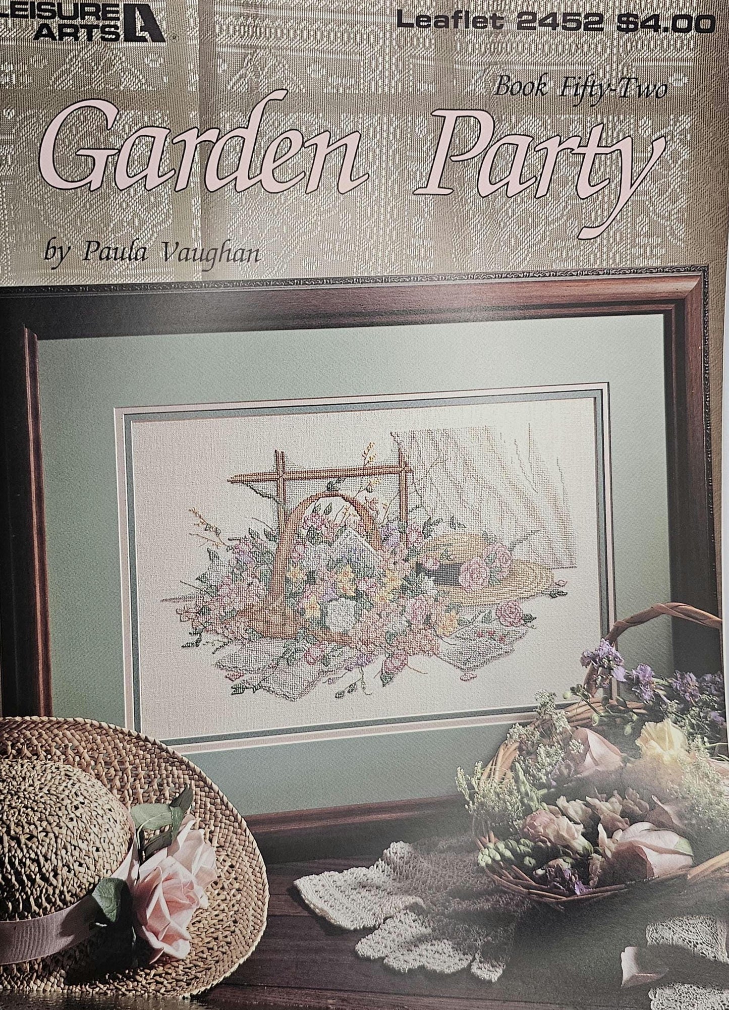 Garden Party Vintage Cross Stitch Pattern: Paula Vaughan