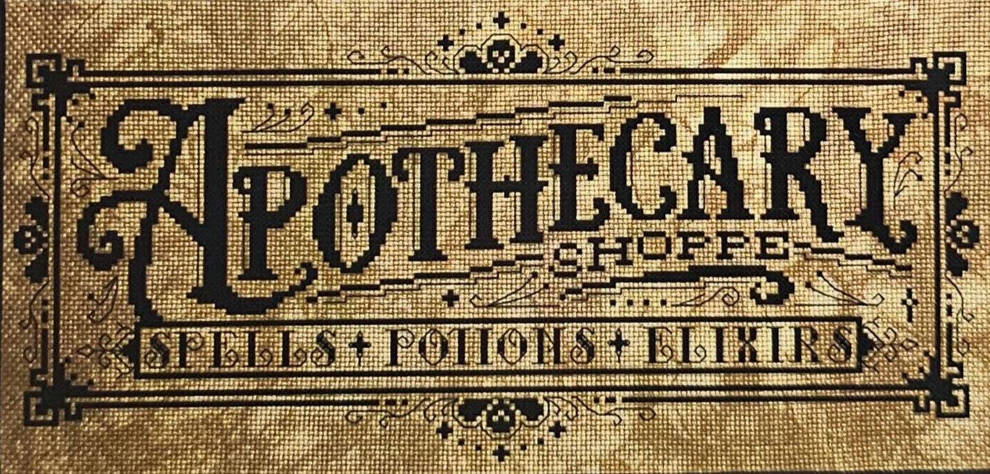 Apothecary Shoppe Cross Stitch Pattern: The Witchy Stitcher