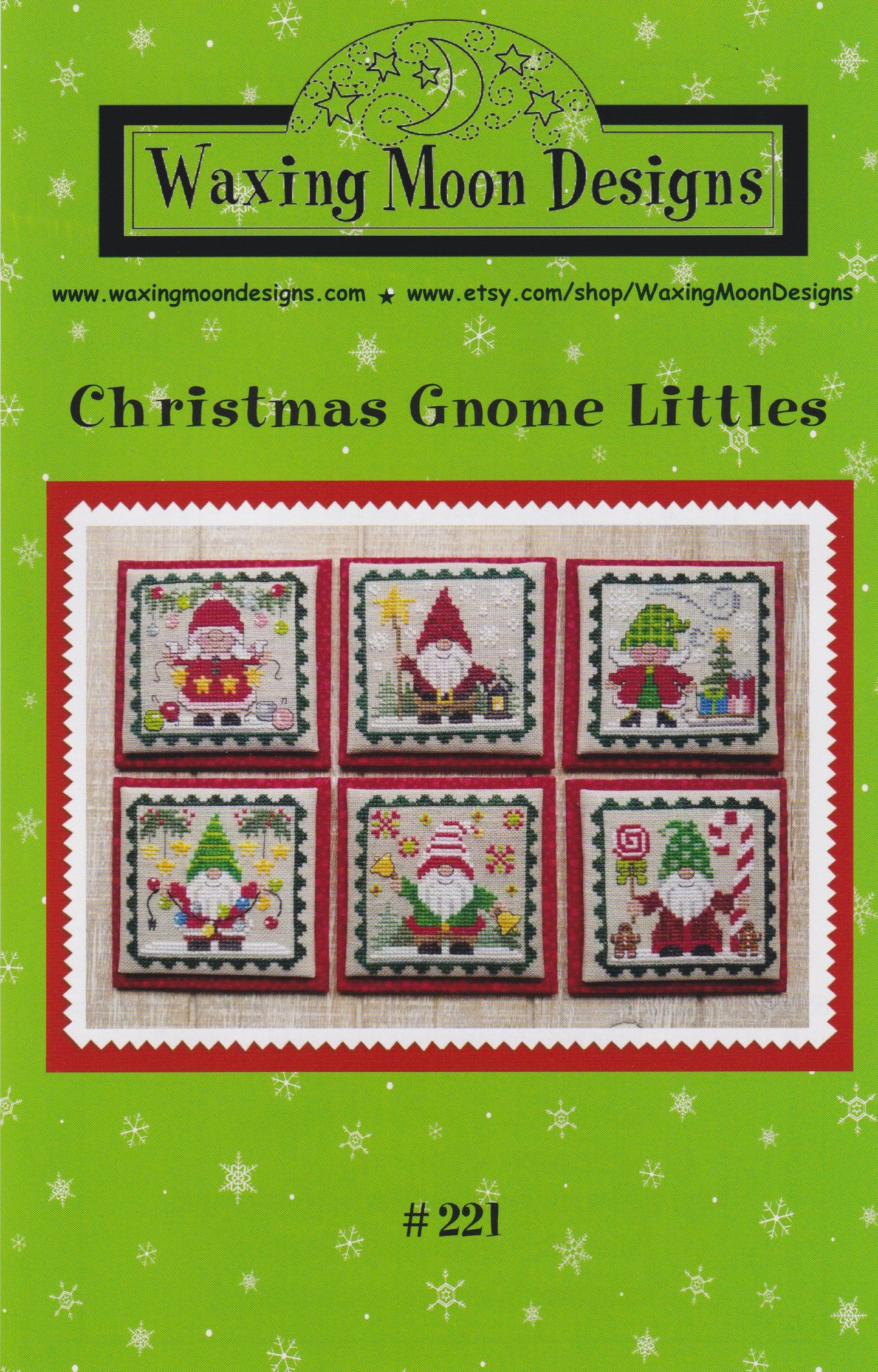 Christmas Gnome Littles by Waxing Moon Designs