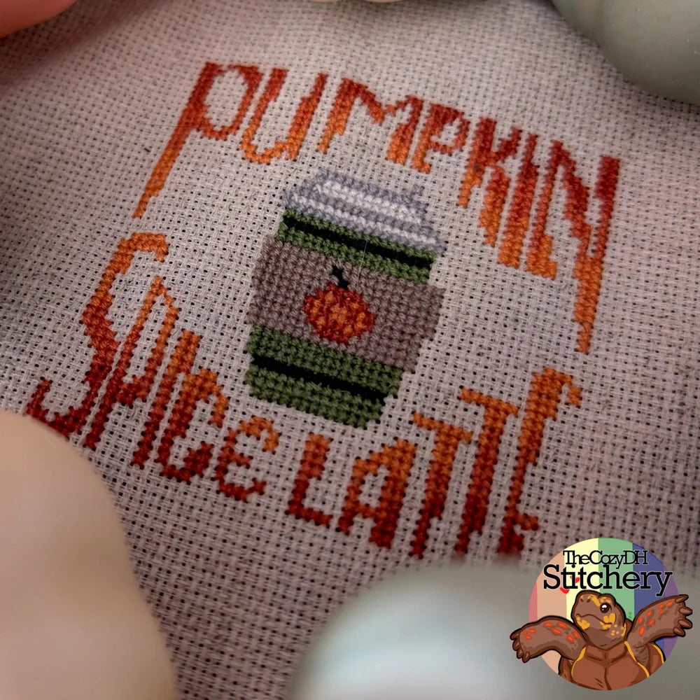Pumpkin Spice Latte by The Cozy DH Stitchery