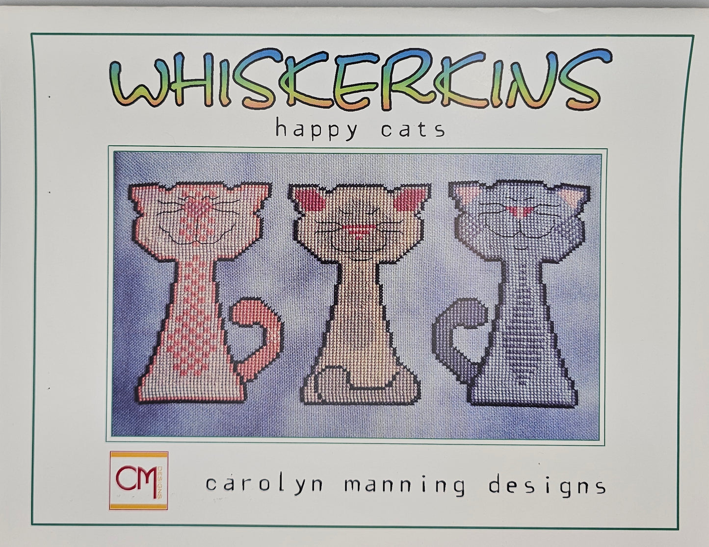 Whiskerins Happy Cats Cross Stitch Pattern