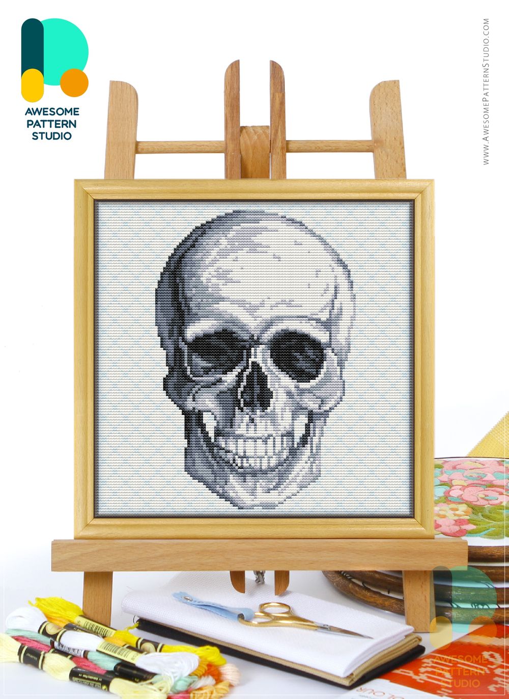 Skull The Human Anatomy by Awesome Pattern Studio