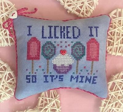 I Licked It by Frony Ritter Designs Cross Stitch Pattern