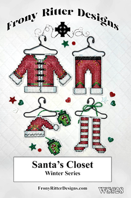 Santa's Closet by Frony Ritter Designs Cross Stitch Pattern
