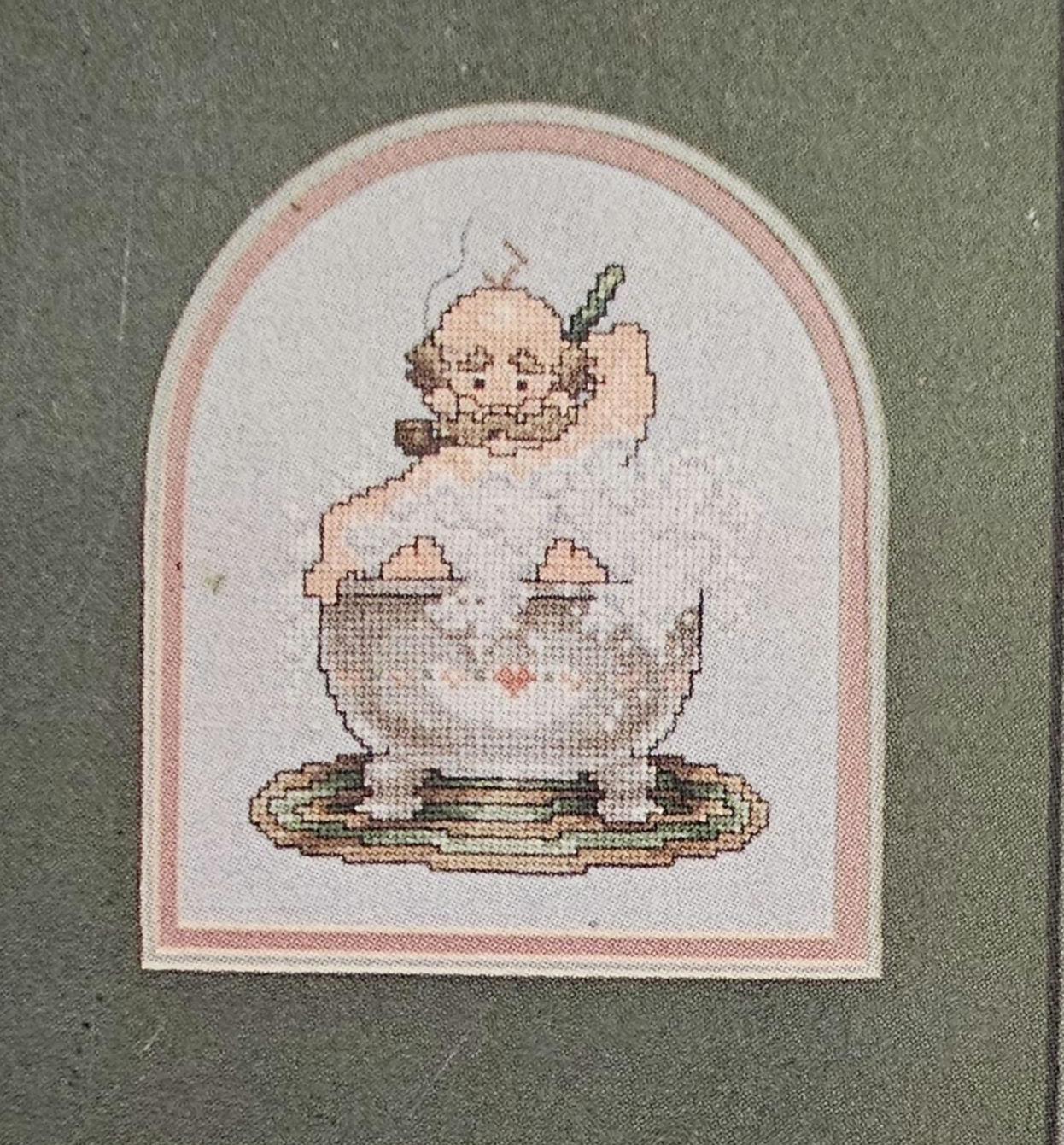 Comfort Station Vintage Cross Stitch Pattern