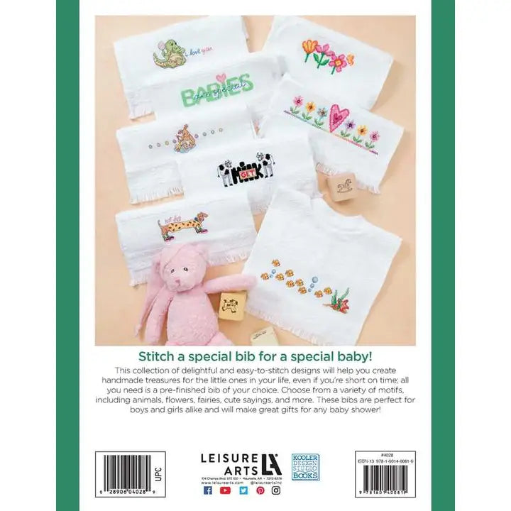 Baby Bibs to Cross Stitch by Leisure Arts