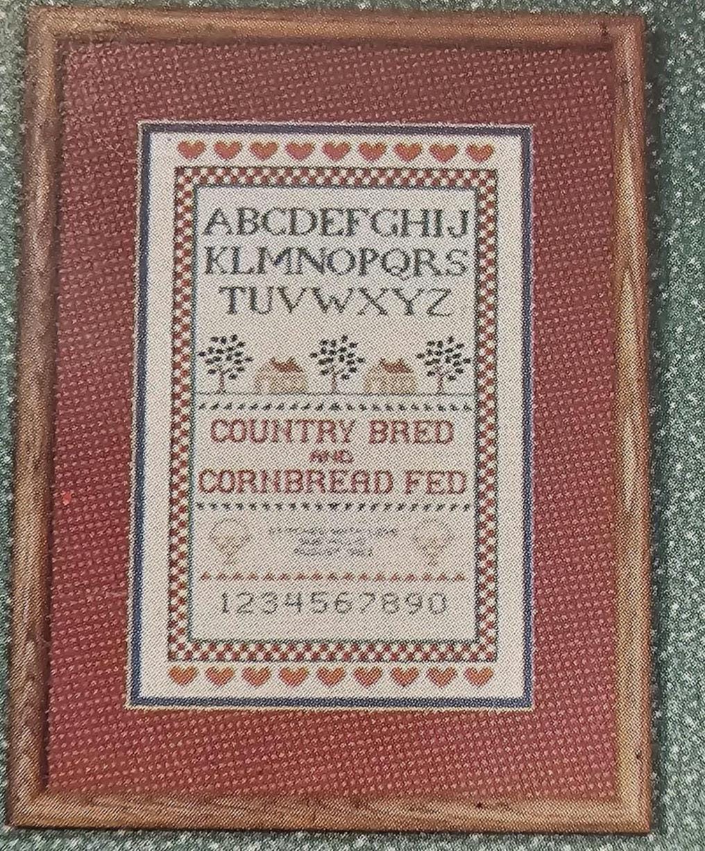 Country Cornbread Vintage Cross Stitch Pattern