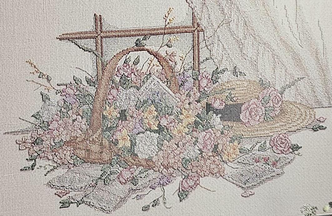Garden Party Vintage Cross Stitch Pattern: Paula Vaughan