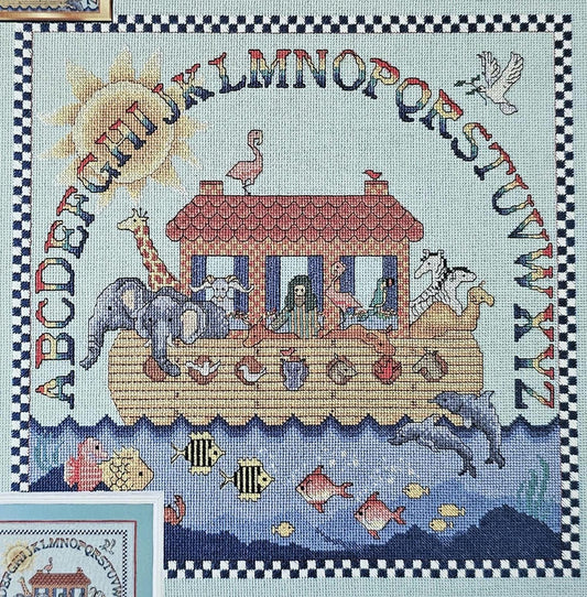 Noah's Ark Vintage Cross Stitch Pattern