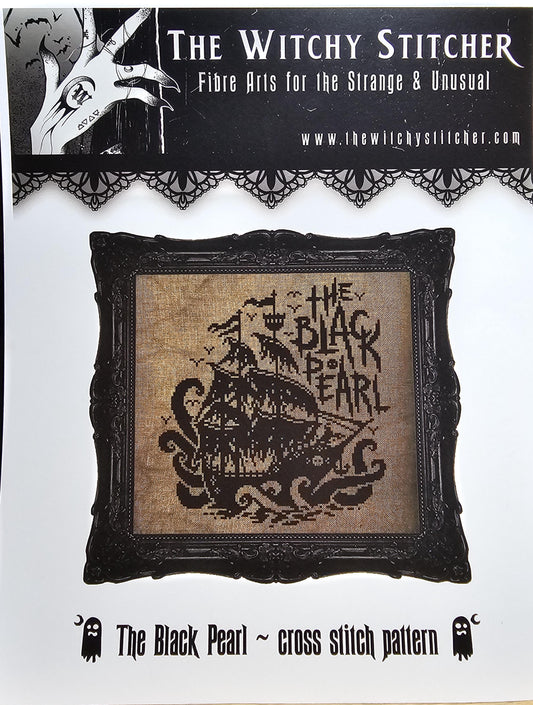 Black Pearl Cross Stitch Pattern: The Witchy Stitcher