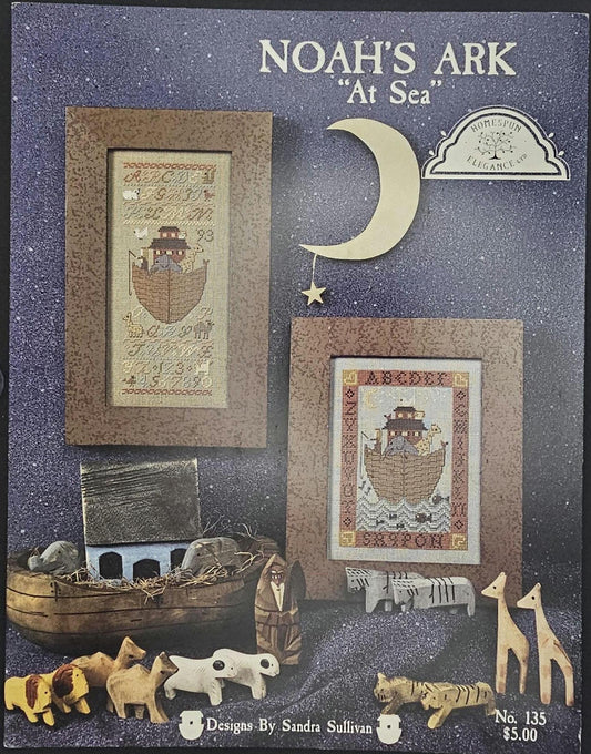 Noah's Ark Vintage Cross Stitch Pattern