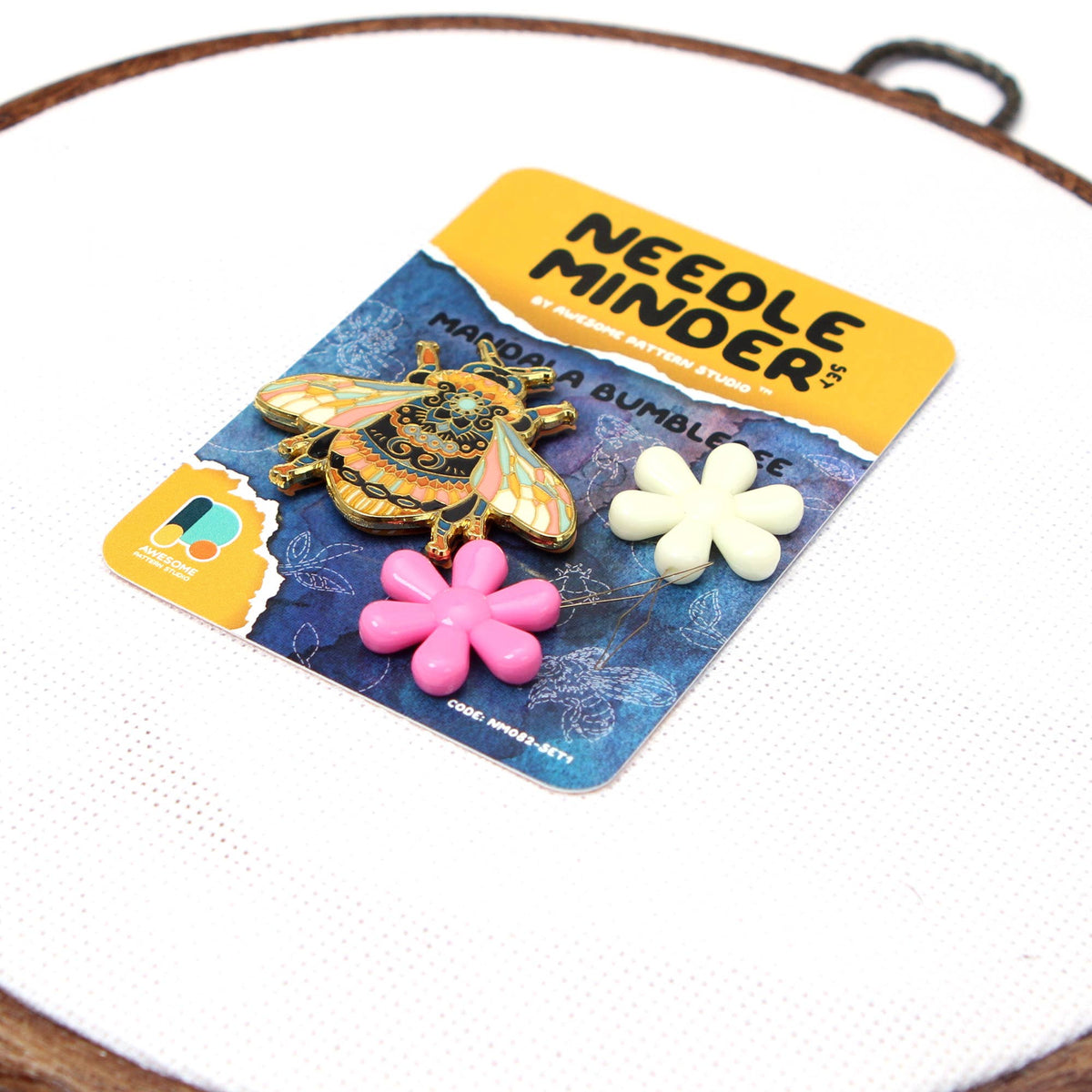 Mandala Bumblebee NM082 - Magnetic Needle Minder Set #1