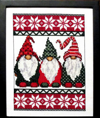 Chillin' Gnomies by Bobbie G Designs Cross Stitch Pattern