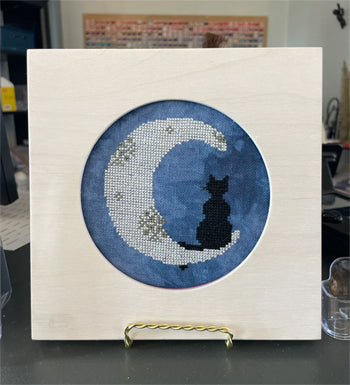 1 Cat and A Moon by Aury
