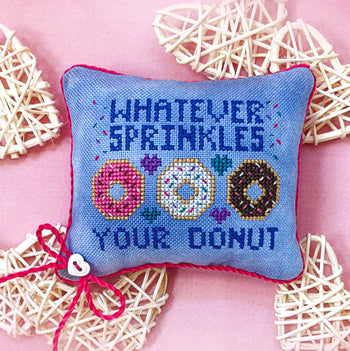 Whatever Sprinkles Your Donut by Frony Ritter Designs Cross Stitch Pattern