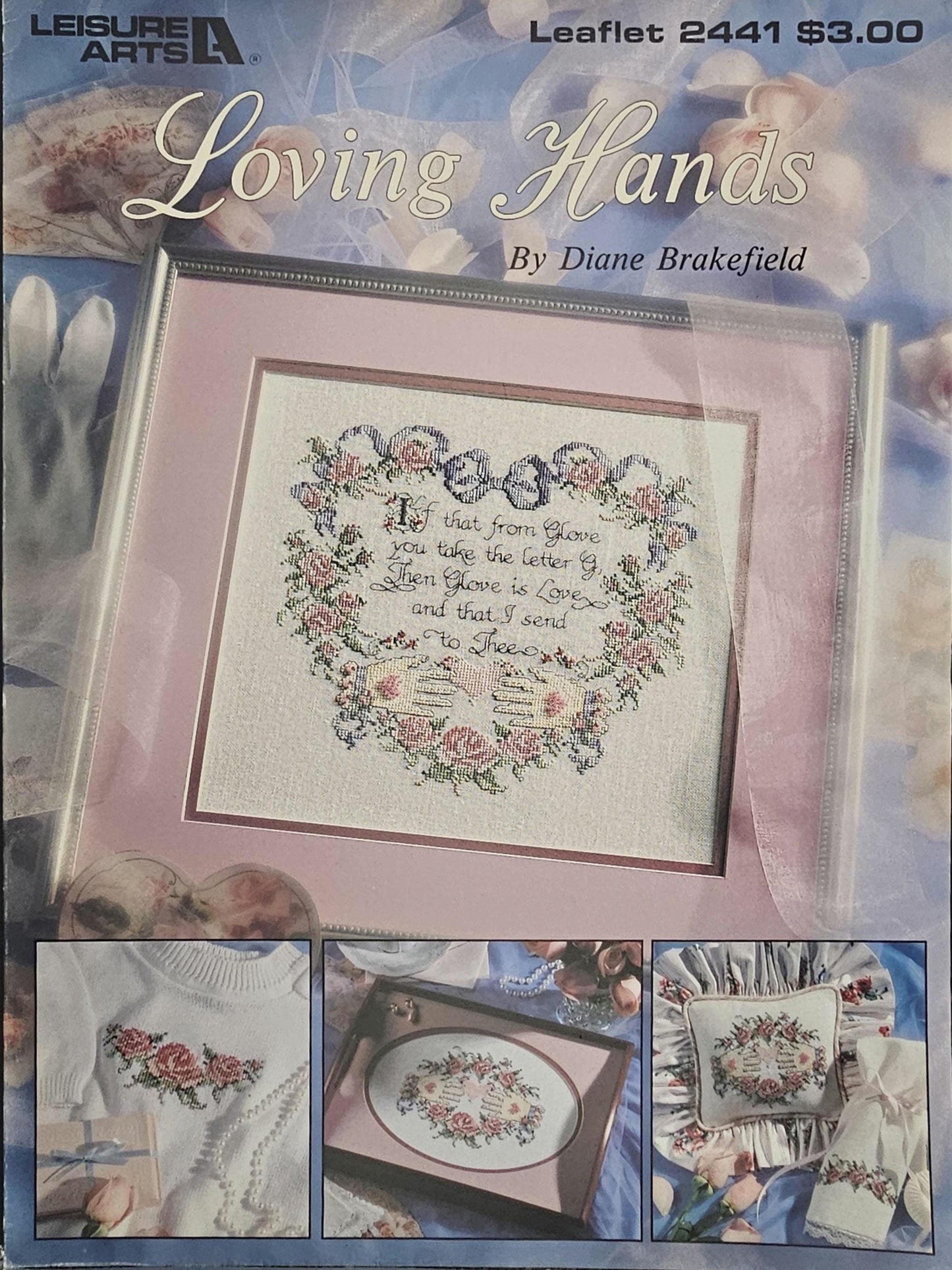 Loving Hands Vintage Cross Stitch Pattern