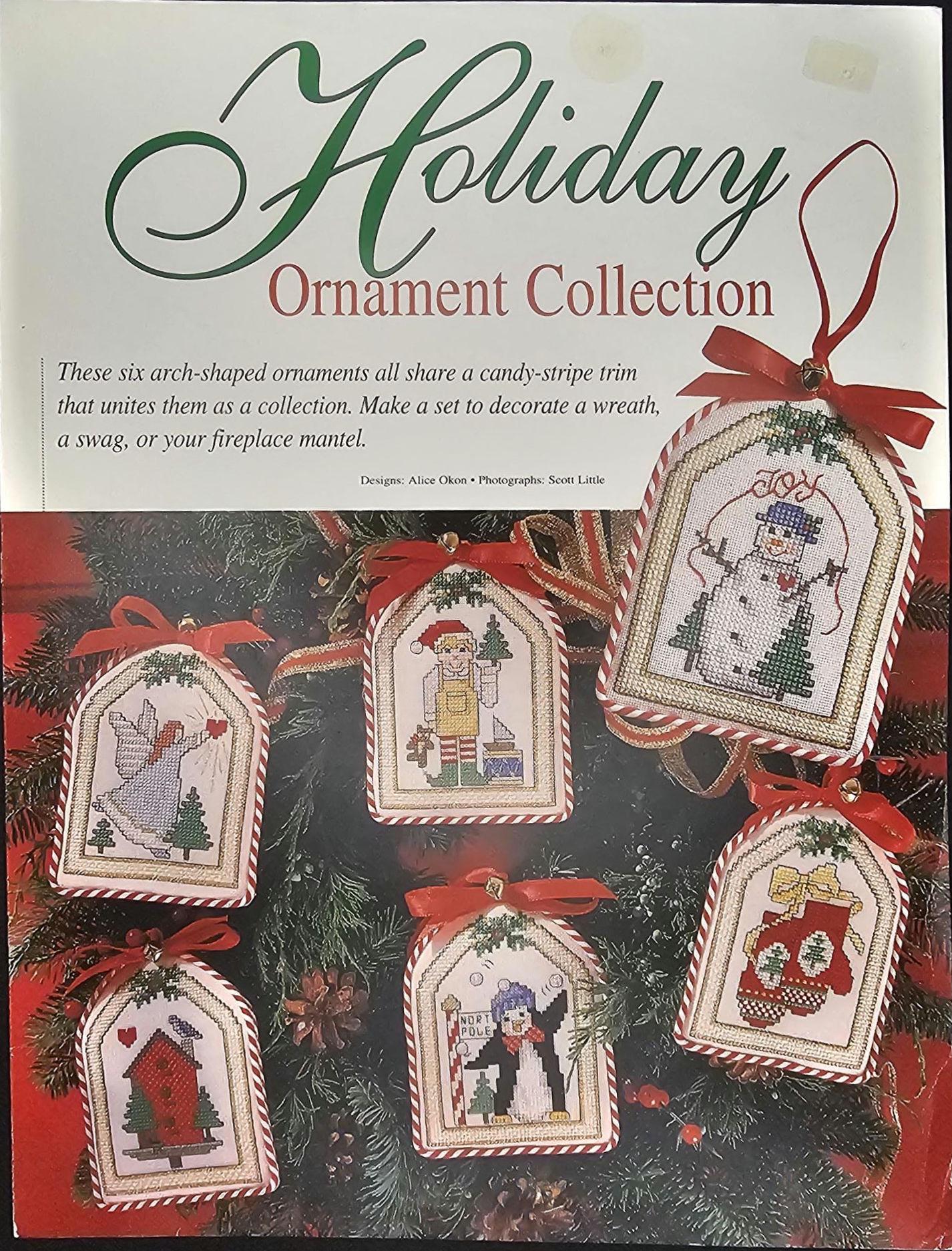 Holiday Ornament Collection Vintage Cross Stitch Booklet