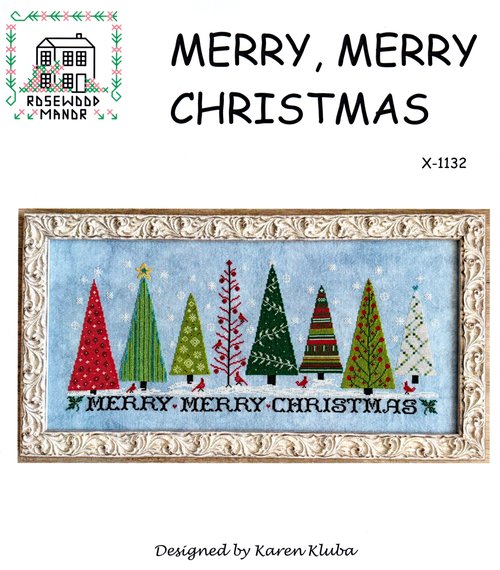 Merry Merry Christmas by Rosewood Manor Cross Stitch Pattern