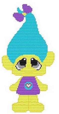 Maggie Troll Plastic Canvas Pattern